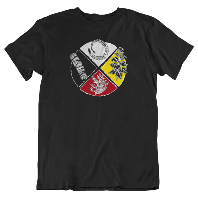 Medicine-Wheel-T-Shirt-Makwa-Threads